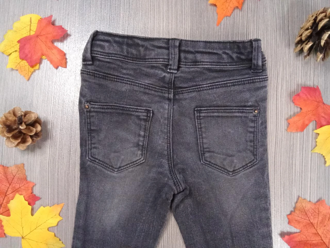 Jeans skinny cinza escuro Kiabi 3 anos – photo 5